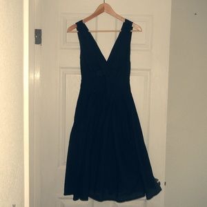 Retro Style Black Dress